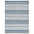 thumbnail image 1 of SAFAVIEH Cabana Fedelma Striped Indoor/Outdoor Area Rug, Grey/Blue, 5'3" x 7'7", 1 of 14