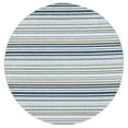 thumbnail image 1 of SAFAVIEH Cabana Fedelma Striped Indoor/Outdoor Area Rug, Grey/Blue, 6'7" x 6'7" Round, 1 of 8