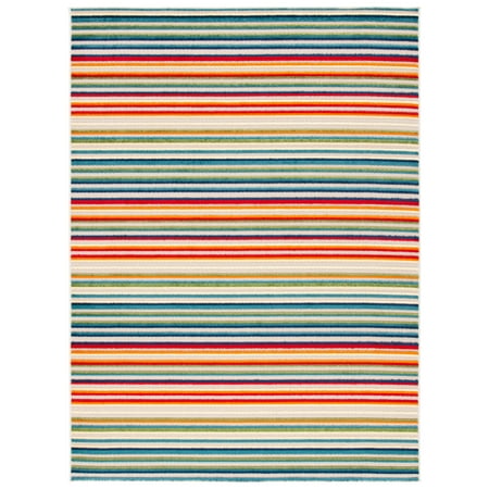 Safavieh Cabana Fedelma Striped Indoor/Outdoor Area Rug, Ivory/Green, 2' x 3'
