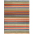 thumbnail image 1 of SAFAVIEH Cabana Fedelma Striped Indoor/Outdoor Area Rug, Ivory/Green, 9' x 12', 1 of 17
