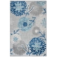 thumbnail image 1 of SAFAVIEH Cabana Garnet Cream/Red 4'X6' Indoor/Outdoor Area Rug Grey/Navy, 4' x 6', 1 of 18