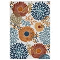 thumbnail image 1 of SAFAVIEH Cabana Garnet Floral Indoor/Outdoor Area Rug, Creme/Red, 3' x 5', 1 of 18