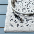 thumbnail image 1 of SAFAVIEH Cabana Henrika Ivory/Grey 2'2"X9' Runner Indoor/Outdoor Area Rug Ivory/Grey, 5'5" x 7'7", 1 of 5