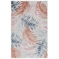 thumbnail image 1 of SAFAVIEH Cabana Jane Botanical Indoor/Outdoor Area Rug, Grey/Rust, 9' x 12', 1 of 6