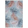 thumbnail image 1 of SAFAVIEH Cabana Jane Indoor/Outdoor Area Rug, Blue/Rust, 6' x 9', 1 of 6