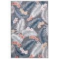 thumbnail image 1 of SAFAVIEH Cabana Kade Botanical Indoor/Outdoor Area Rug, Black/Rust, 5'1" x 7'6", 1 of 15