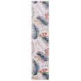 thumbnail image 1 of SAFAVIEH Cabana Kade Botanical Indoor/Outdoor Runner Rug, Pink/Grey, 2' x 9', 1 of 11