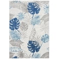 thumbnail image 1 of SAFAVIEH Cabana Kuzman Botanical Indoor/Outdoor Area Rug, Grey/Blue, 3' x 5', 1 of 18
