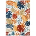 thumbnail image 1 of SAFAVIEH Cabana Kuzman Cream/Red 2'X8' Runner Indoor/Outdoor Area Rug Cream/Red, 5'3" x 7'6", 1 of 17