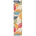 thumbnail image 1 of SAFAVIEH Cabana Lindsay Botanical Indoor/Outdoor Runner Rug, Ivory/Green, 2'2" x 7', 1 of 14