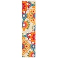 thumbnail image 1 of SAFAVIEH Cabana Molly Floral Indoor/Outdoor Runner Rug, Ivory/Orange, 2'2" x 7', 1 of 14