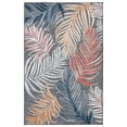thumbnail image 1 of SAFAVIEH Cabana Oakley Botanical Indoor/Outdoor Area Rug, Black/Rust, 4' x 6', 1 of 6
