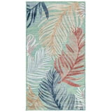 SAFAVIEH Outdoor Floral Collection Cabana Oakley Botanical Indoor ...