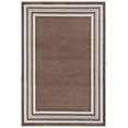 thumbnail image 1 of SAFAVIEH Cabana Rado Bordered Indoor/Outdoor Area Rug, Brown/Ivory, 8' x 10', 1 of 16