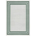thumbnail image 1 of SAFAVIEH Cabana Rado Bordered Indoor/Outdoor Area Rug, Ivory/Green, 5'3" x 7'6", 1 of 16
