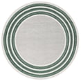 thumbnail image 1 of SAFAVIEH Cabana Rado Bordered Indoor/Outdoor Area Rug, Ivory/Green, 6'7" x 6'7" Round, 1 of 16