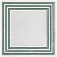 thumbnail image 1 of SAFAVIEH Cabana Rado Bordered Indoor/Outdoor Area Rug, Ivory/Green, 6'7" x 6'7" Square, 1 of 16