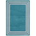 thumbnail image 1 of SAFAVIEH Cabana Rado Bordered Indoor/Outdoor Area Rug, Turquoise/Ivory, 5'3" x 7'6", 1 of 8