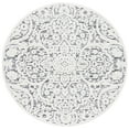 thumbnail image 1 of SAFAVIEH Cabana Ruadhan Geometric Indoor/Outdoor Area Rug, Ivory/Grey, 8' x 8' Round, 1 of 12