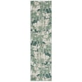 thumbnail image 1 of SAFAVIEH Cabana Selma Distressed Indoor/Outdoor Runner Rug, Green/Ivory, 2'2" x 8', 1 of 16