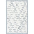 thumbnail image 1 of SAFAVIEH Cabana Tylar Diamond Indoor/Outdoor Area Rug, Ivory/Navy, 4' x 6', 1 of 14