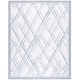thumbnail image 1 of SAFAVIEH Cabana Tylar Diamond Indoor/Outdoor Area Rug, Ivory/Navy, 9' x 12', 1 of 14