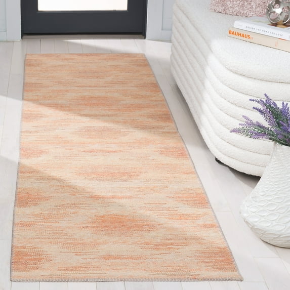 SAFAVIEH Cabo Casimir Abstract Runner Rug, Red/Beige, 2'3" x 8'