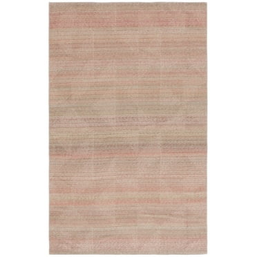 SAFAVIEH Cabo Fernando Striped Area Rug, Red/Sage, 8' x 10'