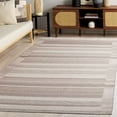thumbnail image 1 of SAFAVIEH Cabo Lyla Striped Area Rug, Gray/Beige, 7' x 7' Square, 1 of 7