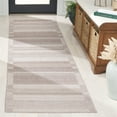 thumbnail image 1 of SAFAVIEH Cabo Lyla Striped Runner Rug, Gray/Beige, 2'3" x 8', 1 of 7