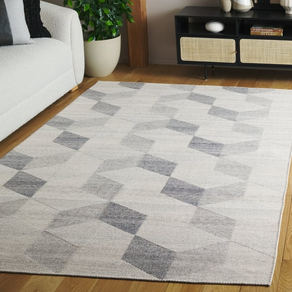 SAFAVIEH Cabo Searlait Geometric Area Rug, Beige/Light Gray, 5' x 8'