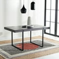 thumbnail image 1 of Safavieh Cael 33" Scandinavian Dining Table, Charcoal/Black, 1 of 4
