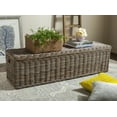 thumbnail image 1 of SAFAVIEH Caius Bohemian Nautical Wicker Bench with Storage, Natural, 1 of 6