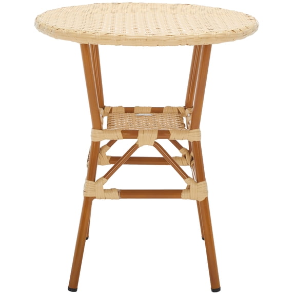 Safavieh California Aluminum and Wicker Outdoor Patio Bistro Table