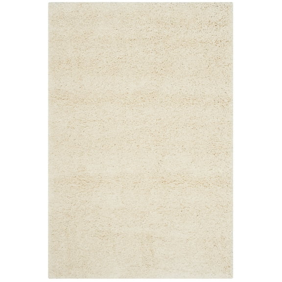 SAFAVIEH California Plush Solid Shag Area Rug, Ivory, 2' x 3'