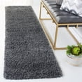 thumbnail image 1 of SAFAVIEH California Plush Solid Shag Runner Rug, Dark Grey, 2'3" x 19' - Modern Design, Dark Grey, Non-Shedding & Easy Cleaning, Ultra Plush Thick Pile, Ideal for Living Room, Bedroom, Entryway, 1 of 14