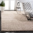 thumbnail image 1 of SAFAVIEH California Plush Solid Shag Area Rug, Beige, 6'7" x 6'7" Square - Modern Design, Beige, Non-Shedding & Easy Cleaning, Ultra Plush Thick Pile, Ideal for Living Room, Bedroom, 1 of 17