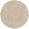 thumbnail image 1 of SAFAVIEH California Plush Solid Shag Area Rug, Beige, 8' x 8' Round, 1 of 13
