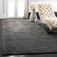 thumbnail image 1 of SAFAVIEH California Plush Solid Shag Area Rug, Dark Grey, 6'7" x 6'7" Square - Modern Design, Dark Grey, Non-Shedding & Easy Cleaning, Ultra Plush Thick Pile, Ideal for Living Room, Bedroom, 1 of 18