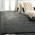 thumbnail image 1 of SAFAVIEH California Plush Solid Shag Area Rug, Dark Grey, 6'7" x 9'6" - Modern Design, Dark Grey, Non-Shedding & Easy Cleaning, Ultra Plush Thick Pile, Ideal for Living Room, Bedroom, 1 of 18