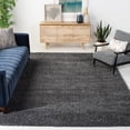 thumbnail image 1 of SAFAVIEH California Plush Solid Shag Area Rug, Dark Grey, 8' x 8' Square - Modern Design, Dark Grey, Non-Shedding & Easy Cleaning, Ultra Plush Thick Pile, Ideal for Living Room, Bedroom, 1 of 17