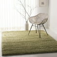 thumbnail image 1 of SAFAVIEH California Plush Solid Shag Area Rug, Green, 4' x 4' Square - Modern Design, Green, Non-Shedding & Easy Cleaning, Ultra Plush Thick Pile, Ideal for Living Room, Bedroom, 1 of 12