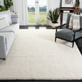 thumbnail image 1 of SAFAVIEH California Plush Solid Shag Area Rug, Ivory, 8'6" x 8'6" Square - Large - Modern Design, Ivory, Non-Shedding & Easy Cleaning, Ultra Plush Thick Pile, Ideal for Living Room, Bedroom, 1 of 16