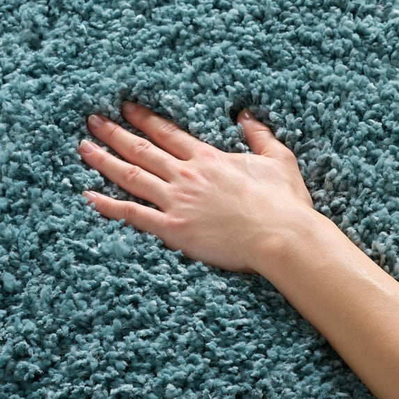 SAFAVIEH California Plush Solid Shag Area Rug, Light Blue, 3' x 5' - Modern Design, Light Blue, Non-Shedding & Easy Cleaning, Ultra Plush Thick Pile, Ideal for Living Room, Bedroom, Entryway