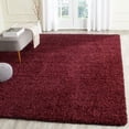 thumbnail image 1 of SAFAVIEH California Plush Solid Shag Area Rug, Maroon, 8'6" x 12' - Large - Modern Design, Maroon, Non-Shedding & Easy Cleaning, Ultra Plush Thick Pile, Ideal for Living Room, Bedroom, 1 of 13