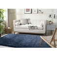 thumbnail image 1 of SAFAVIEH California Plush Solid Shag Area Rug, Navy, 4' x 4' Square - Modern Design, Navy, Non-Shedding & Easy Cleaning, Ultra Plush Thick Pile, Ideal for Living Room, Bedroom, 1 of 12