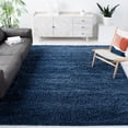 thumbnail image 1 of SAFAVIEH California Plush Solid Shag Area Rug, Navy, 8'6" x 8'6" Square - Large - Modern Design, Navy, Non-Shedding & Easy Cleaning, Ultra Plush Thick Pile, Ideal for Living Room, Bedroom, 1 of 12