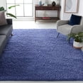 thumbnail image 1 of SAFAVIEH California Plush Solid Shag Area Rug, Periwinkle, 8' x 10' - Large - Modern Design, Periwinkle, Non-Shedding & Easy Cleaning, Ultra Plush Thick Pile, Ideal for Living Room, Bedroom, 1 of 12