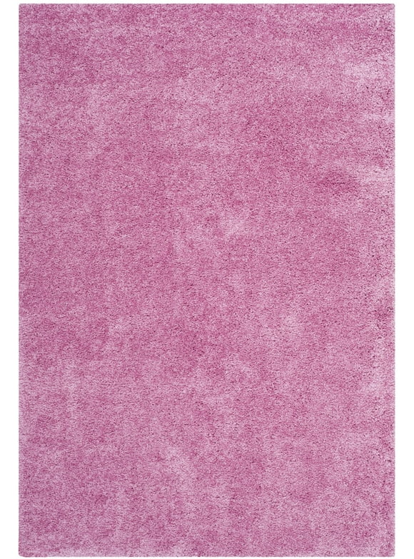 SAFAVIEH California Solid Plush Shag Area Rug, Pink, 8' x 10'