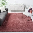 thumbnail image 1 of SAFAVIEH California Plush Solid Shag Area Rug, Rose, 6'7" x 9'6" - Modern Design, Rose, Non-Shedding & Easy Cleaning, Ultra Plush Thick Pile, Ideal for Living Room, Bedroom, 1 of 11